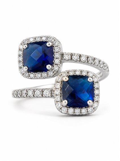 Anello Vidali Gioielli Donna in Argento Topazio blu ANAR-55-34 - ANAR-55-34